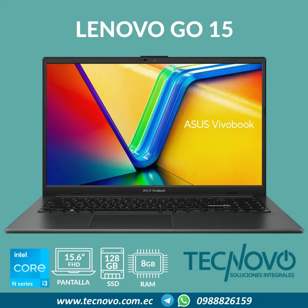 Laptop ASUS Vivobook Go E1504G Intel Core I3-N305 8GB 128GB-SSD 15.6" FHD