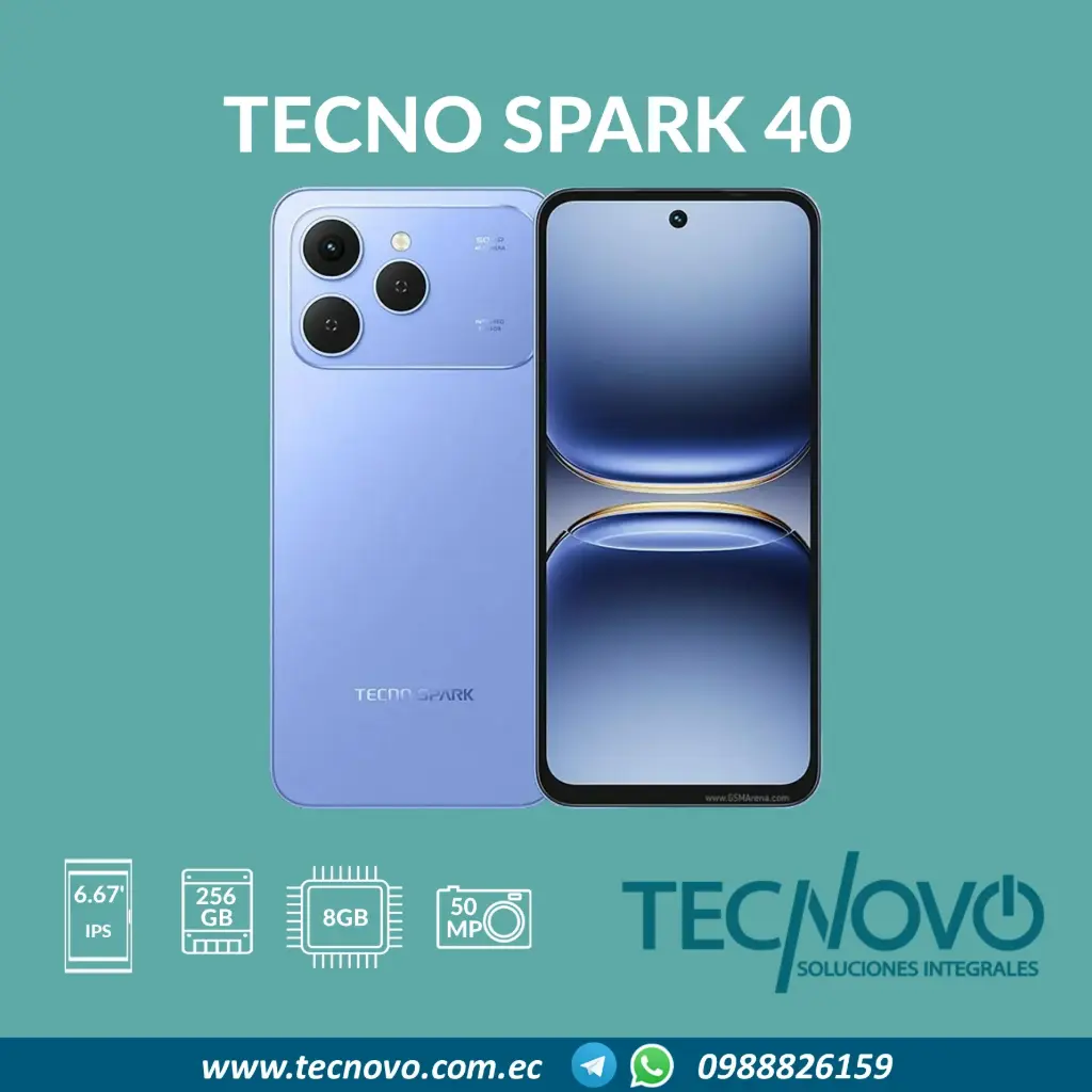 Celular TECNO Spark 40 8GB / 256GB
