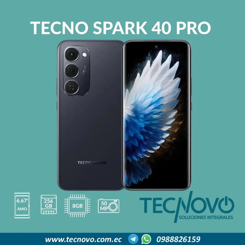 Celular TECNO Spark 40 Pro 8GB / 256GB