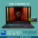 Laptop MSI Cyborg 15 Intel Core 7 240H 16GB  1TB-SSD RTX 5050-8GB 15.6" FHD 144Hz