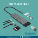 Hub TP-LINK UH9120C 9 en 1 HDMI4k(1), USB-C 100w, RJ45, USB A, Microsd, SD 
