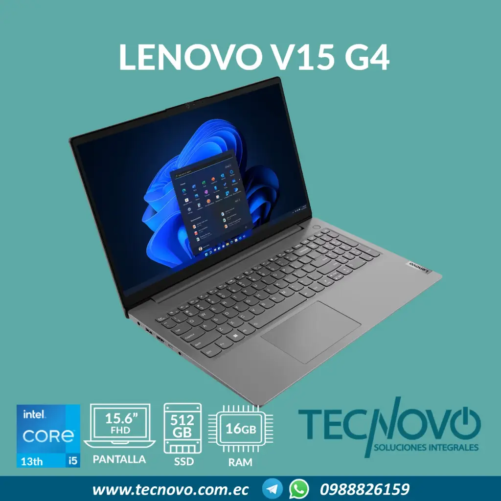 Laptop LENOVO V15 G4 IRU Intel Core I5-13420H 16GB 512GB SSD 15.6" FHD
