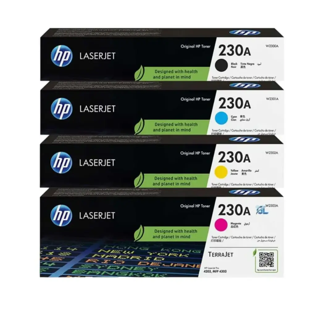 Toner HP 230A Original para modelos HP Color LaserJet Pro 4203, 4303 (Negro)