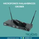 Micrófonos inalámbricos GROBER dual WM722 UHF