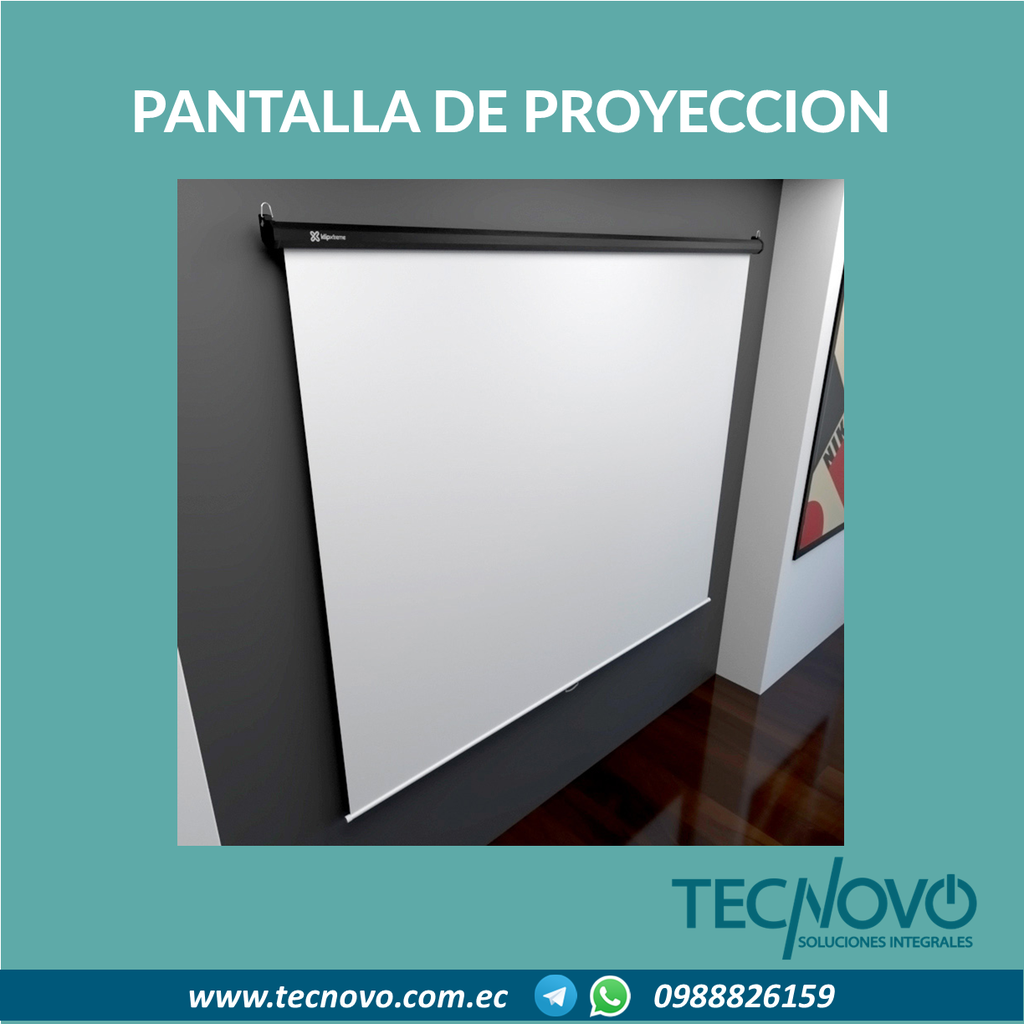 Pantalla de Proyección Klip Xtreme motorizada 120" (1.76 x 2.70 m)  KPS-513