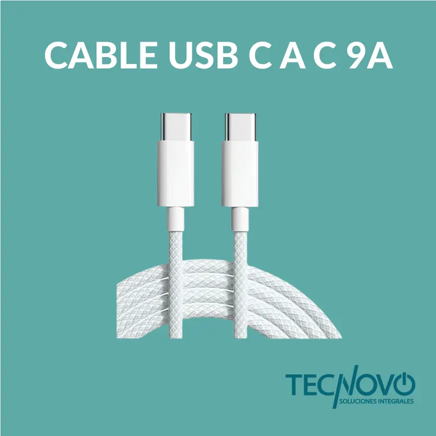 Cable USB tipo C a C Infinityx 9A Fast Charging
