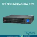 UPS APC OnLine SRV2KRA RACK120V 1600W - 2000VA 4 TOMAS Pantalla