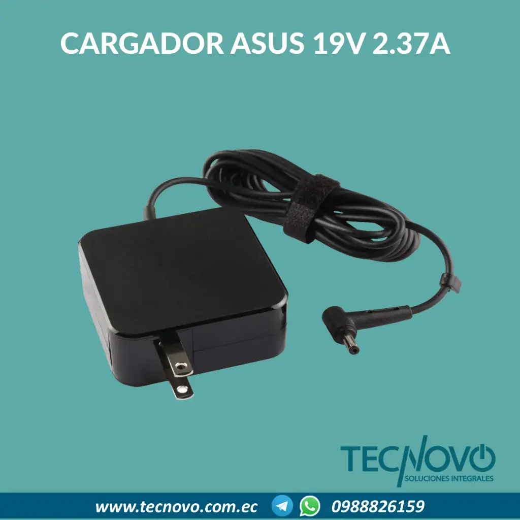 Cargador laptop ASUS 19V 2.37A 4.0x1.35 fina