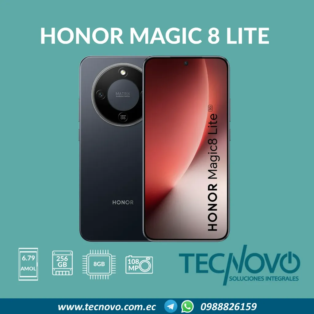 Celular HONOR Magic 8 Lite 8GB/256GB