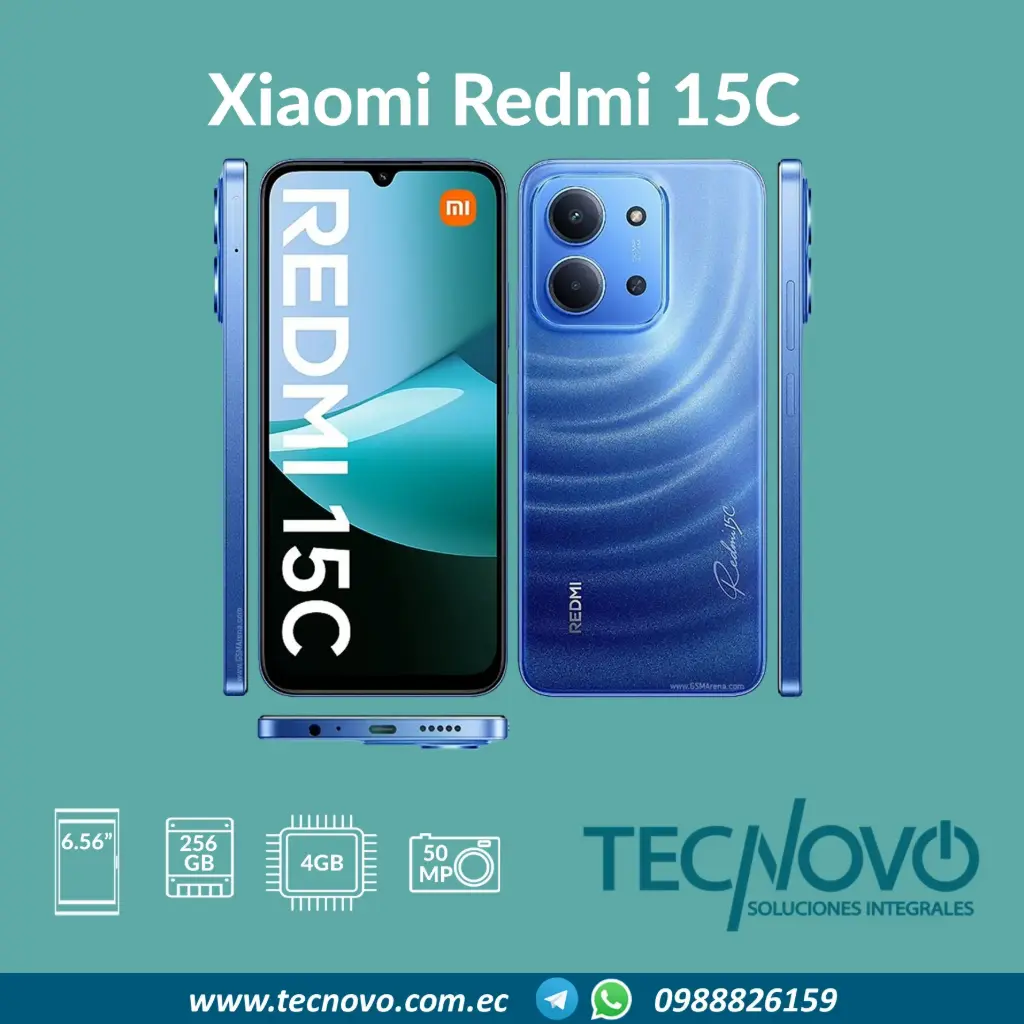 Celular Xiaomi Redmi 15C 4GB/256GB