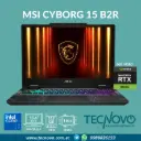 Laptop MSI Cyborg Intel Core 7 240H 16GB 512GB-SSD RTX 5060-8GB 15.6" FHD 144Hz