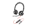 Auriculares Hp Poly Headset Black Wire 8225 Usb-C+Usb-A