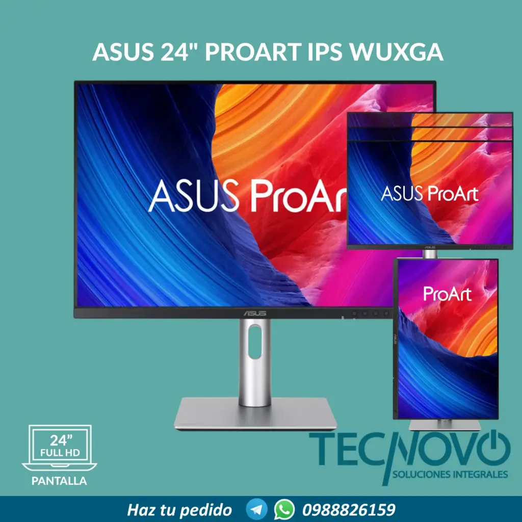 MONITOR ASUS 24" PROART IPS WUXGA SRGB