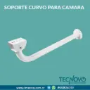 Soporte curvo para cámaras de seguridad