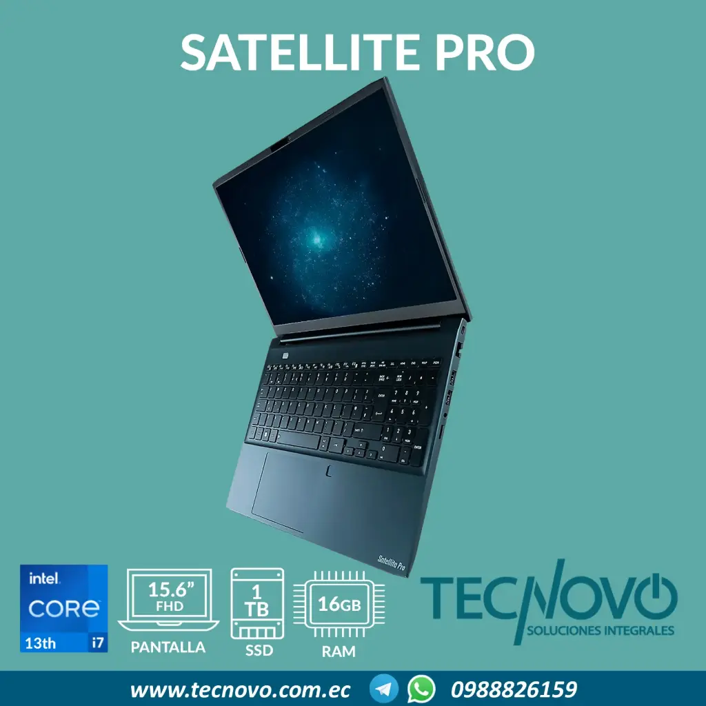 Laptop Toshiba Dynabook Satellite Pro C50-K Intel Core I7-1355U 16GB 512GB SSD 15.6" FHD