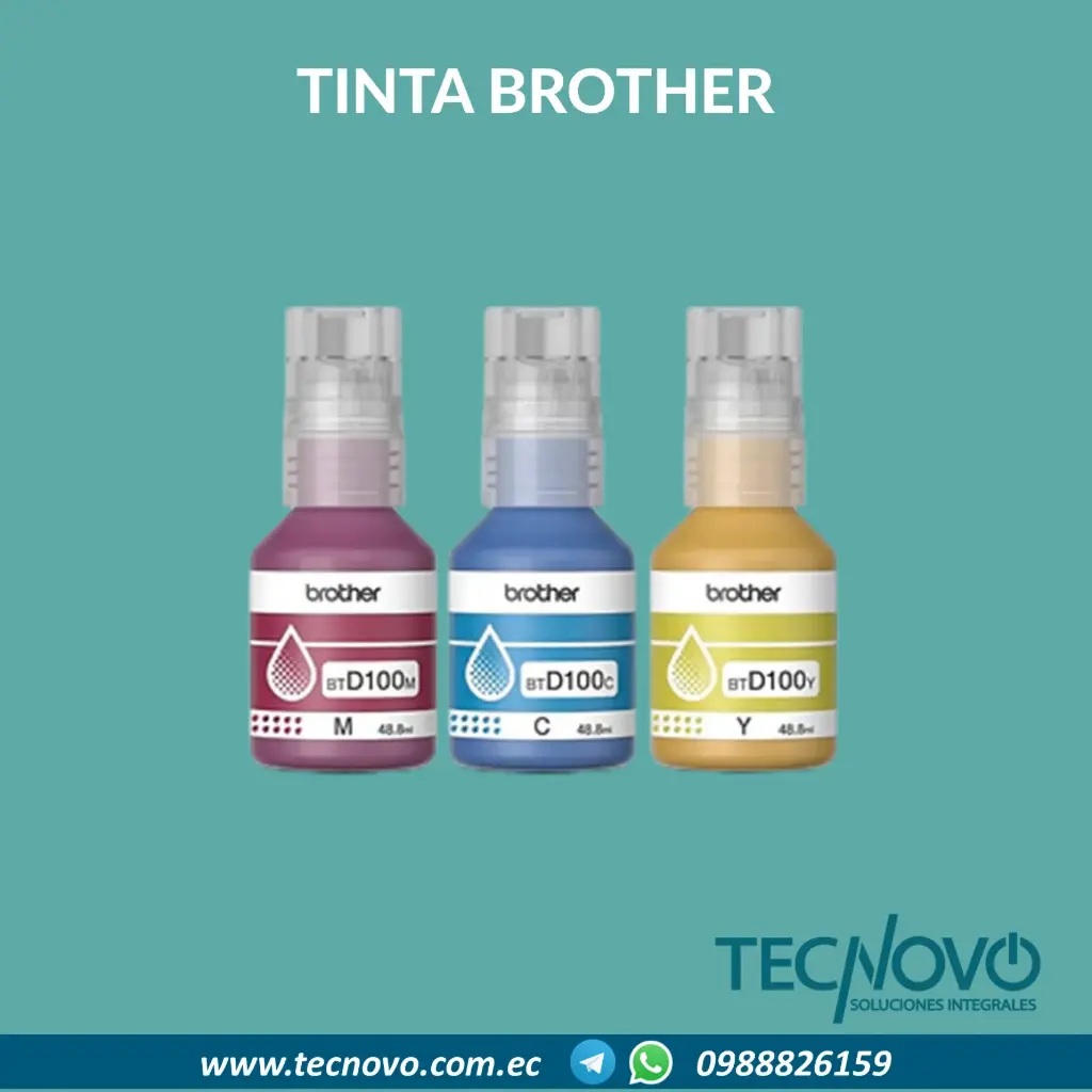 Tinta BROTHER Original BTD100 Color 41.8 ml