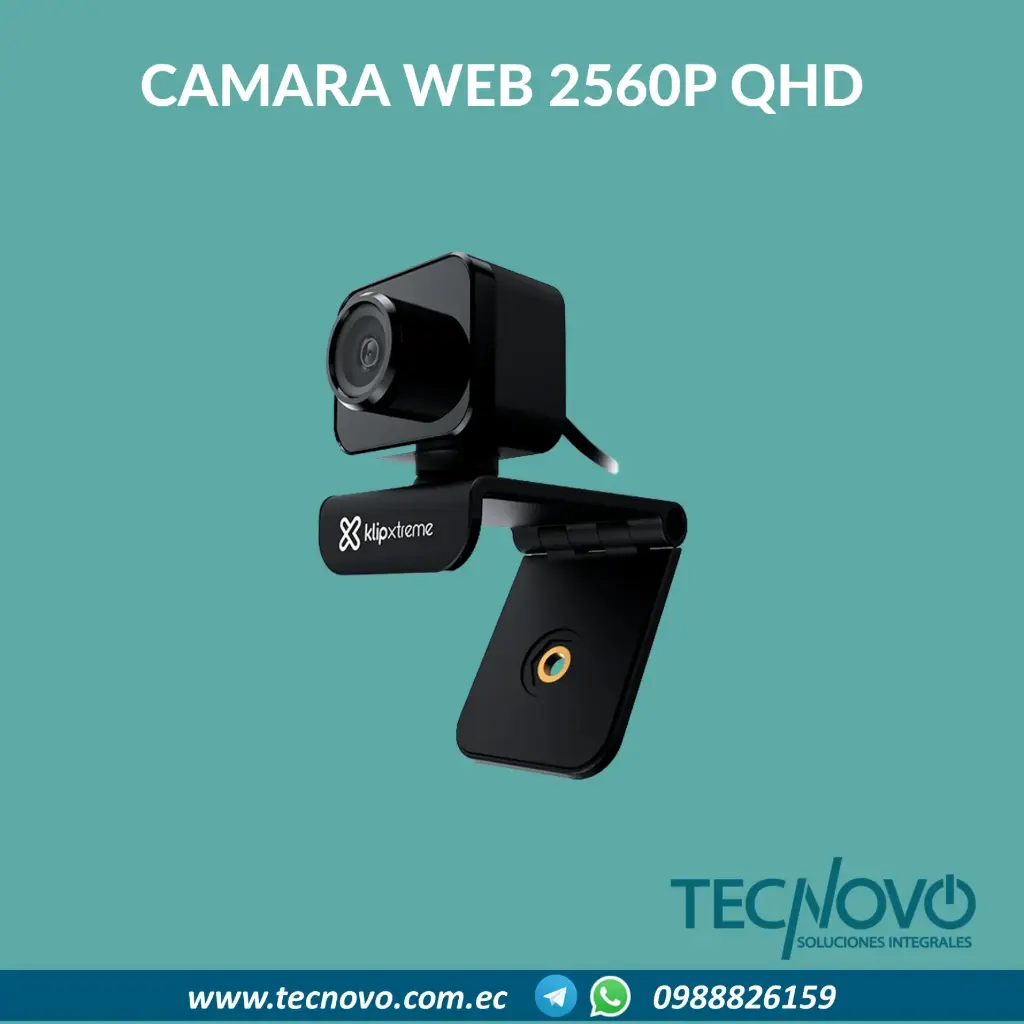 Cámara Web KLIP XTREME CamCom 2K KWC-750 2560p QHD USB