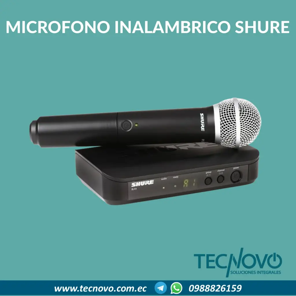 Micrófono inalámbrico SHURE PG58