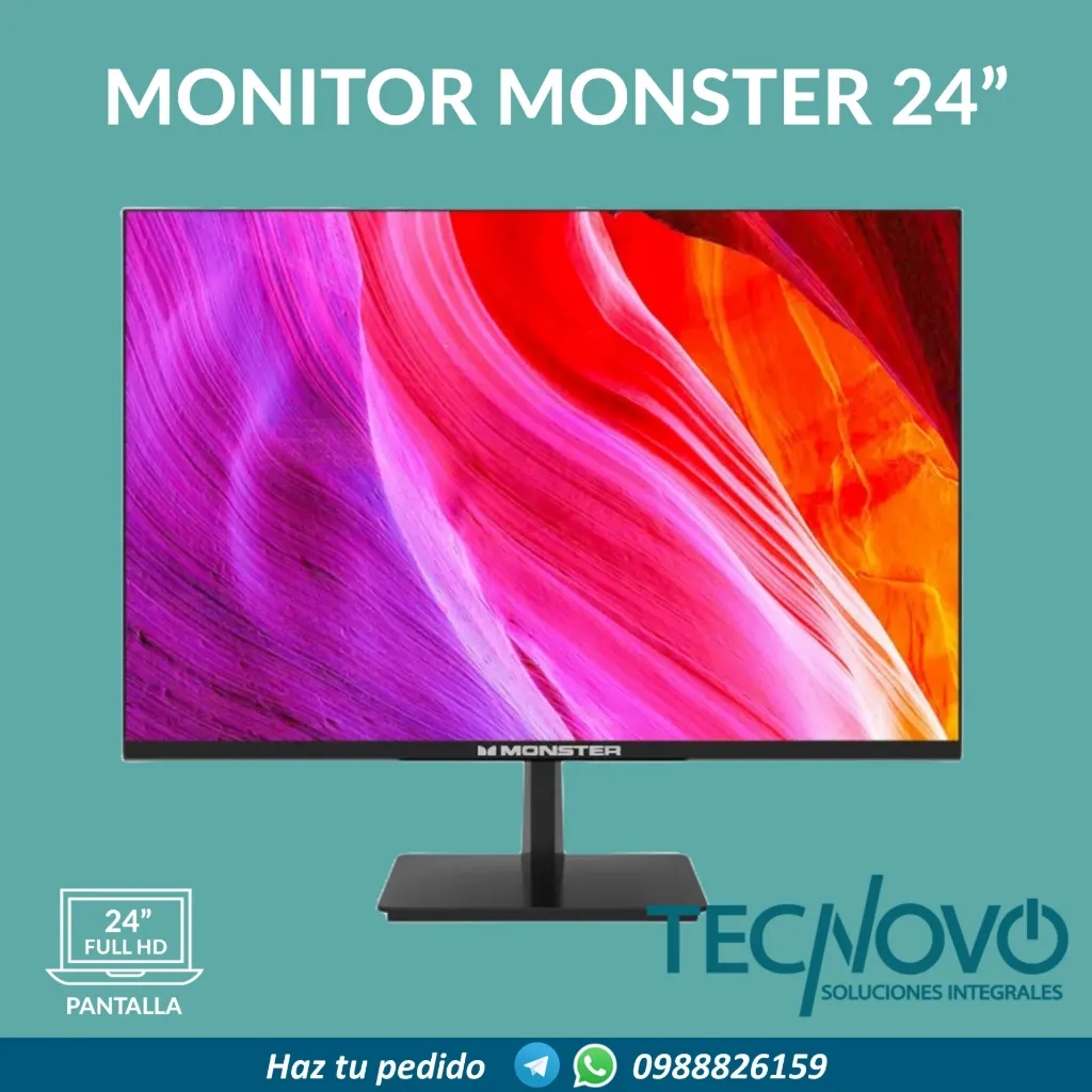 Monitor Monster MTK9700 23.8" FHD 100 Hz