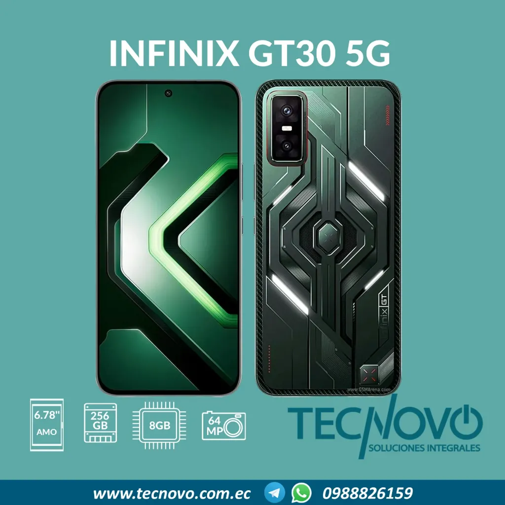 Celular INFINIX GT30 16GB (8GB+8GB) / 256GB 5G