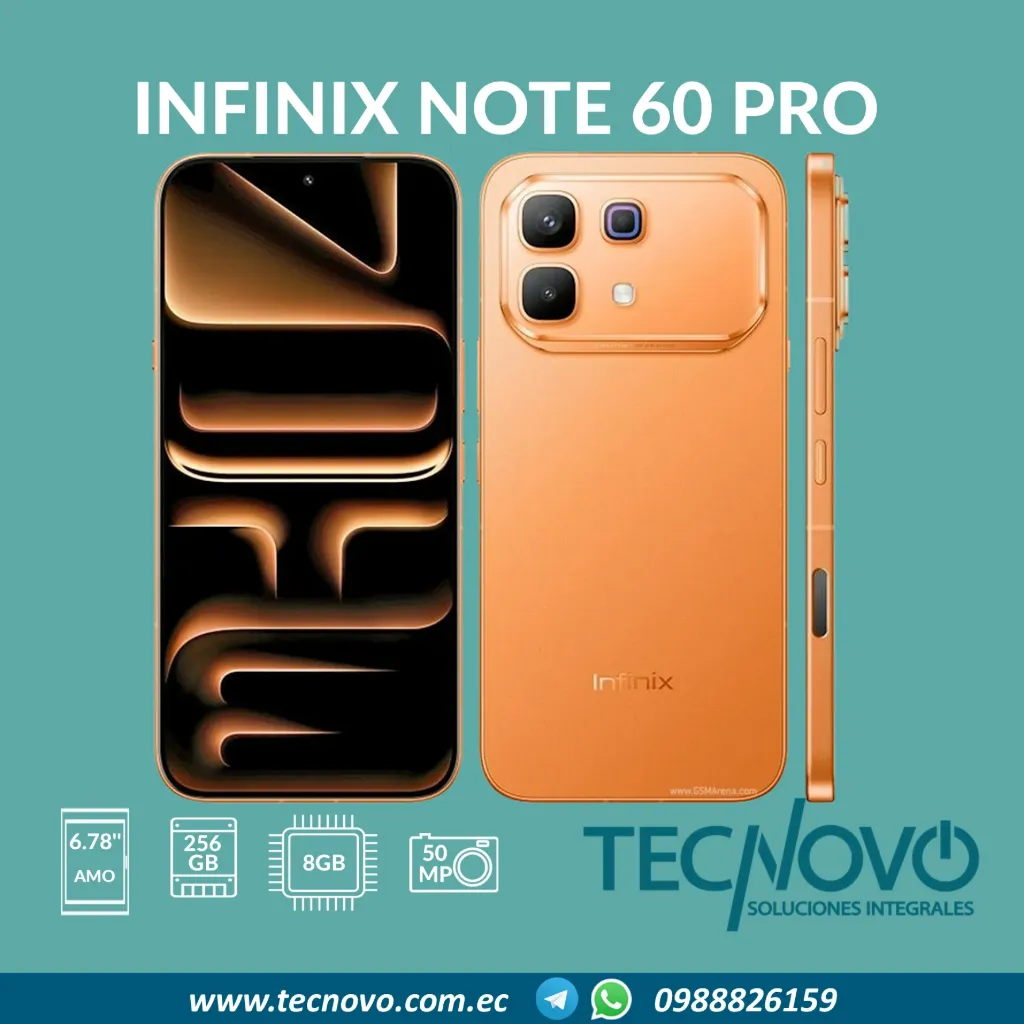 Celular INFINIX Note 60 Pro 16GB (8GB+8GB) / 256GB