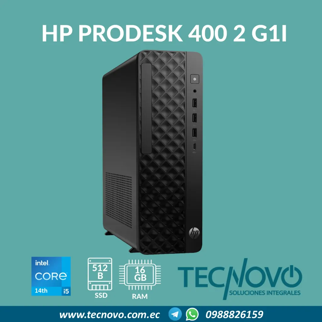 Computador HP ProDesk 2 G1I Intel Core I5-14500 16GB 512GB SFF
