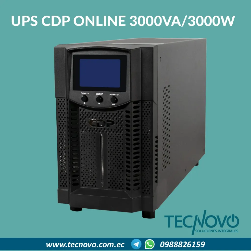 UPS CDP Online Torre UPO11-3AXi 3000VA/3000W 220V TORRE LCD