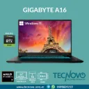 Laptop GIGABYTE A16 AMD Ryzen AI 7 260 16GB DDR5 1TB SSD RTX 5060-8GB 16" WUXGA