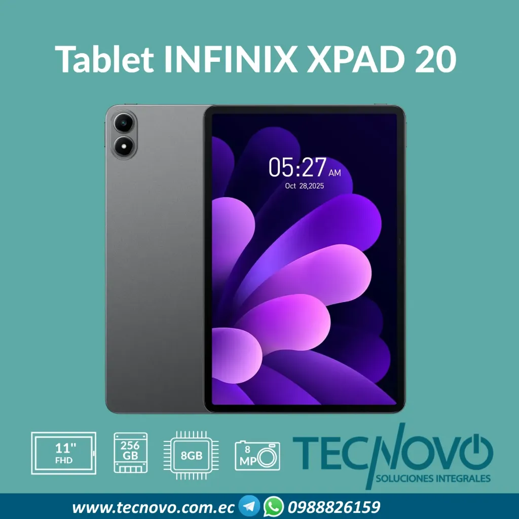 Tablet INFINIX XPAD 20 8GB 256GB 11"