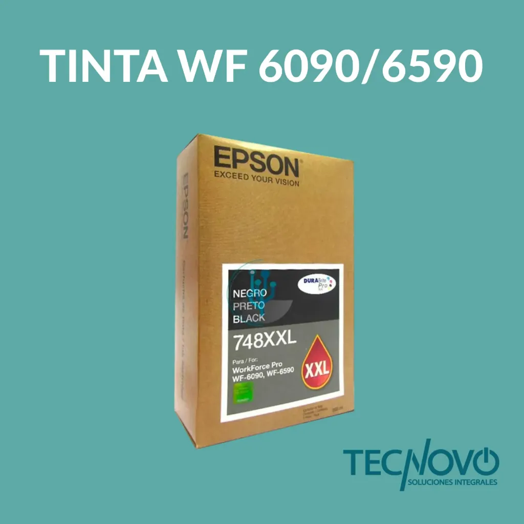 Tinta EPSON WorkForce WF 6090/6590 Black Alto rendimiento