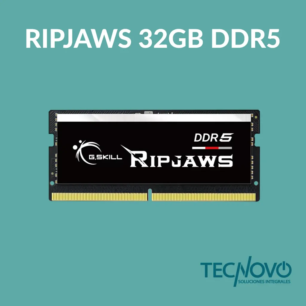 Memoria RAM SO-DIMM Ripjaws 32GB DDR5 4800Mhz BULK