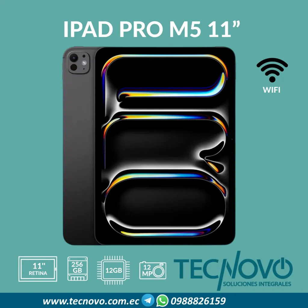 Tablet APPLE IPAD PRO M5 9-core CPU 10-core GPU 12GB 256GB 11"