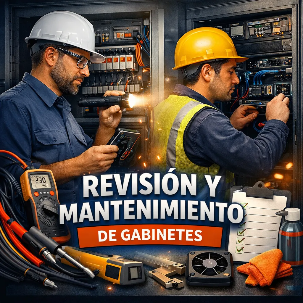 Revisión y mantenimiento de gabinetes