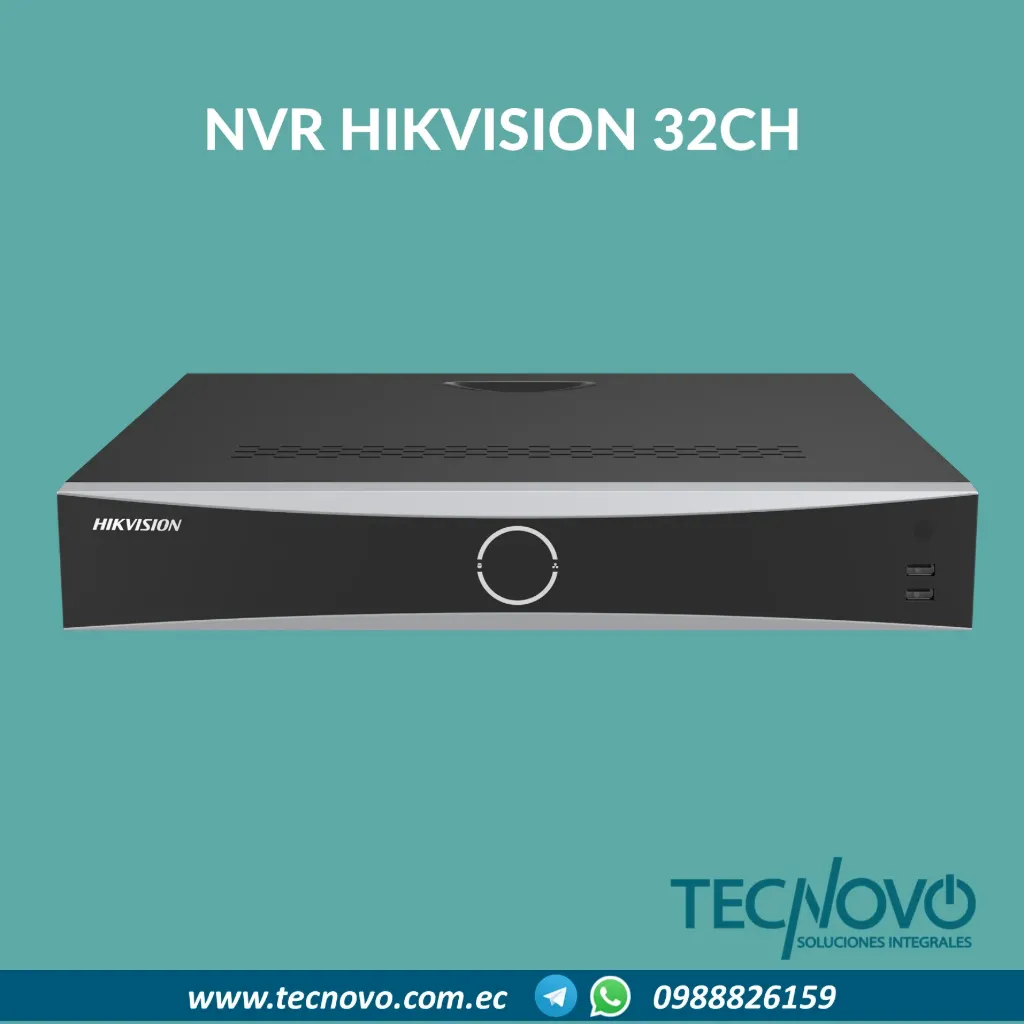 Grabador NVR HIKVISION Acuseek 32 Canales 4K 4HDD DeepinMind DS-7732NXI-K4/VPRO