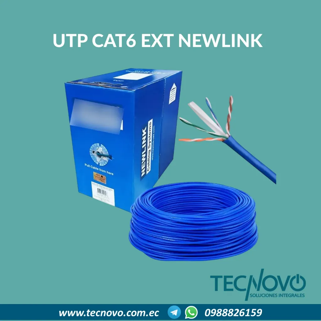 Cable UTP CAT6 Exterior 305 Metros NEWLINK NL-UTPCAT6EXT