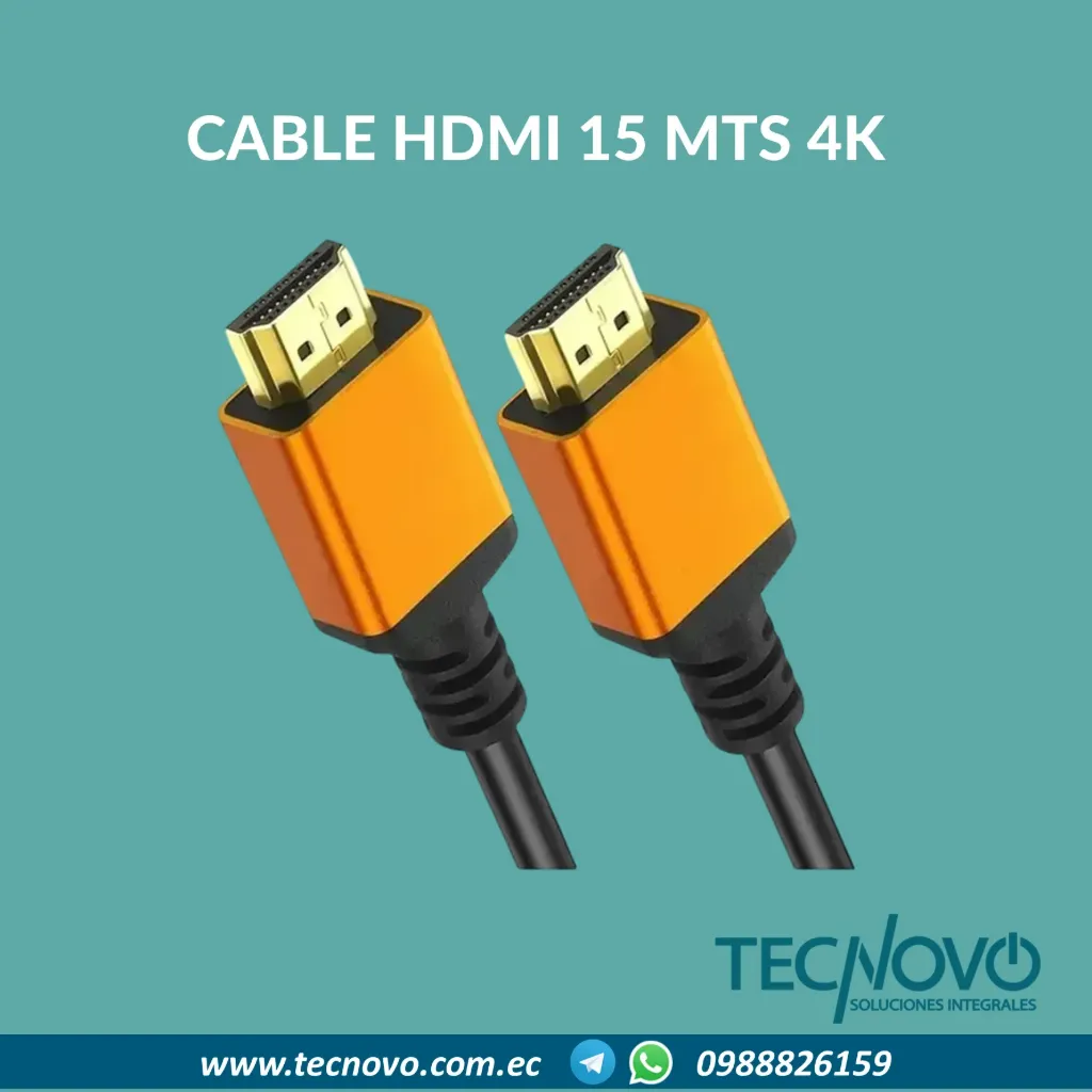 Cable HDMI 15 metros 4K