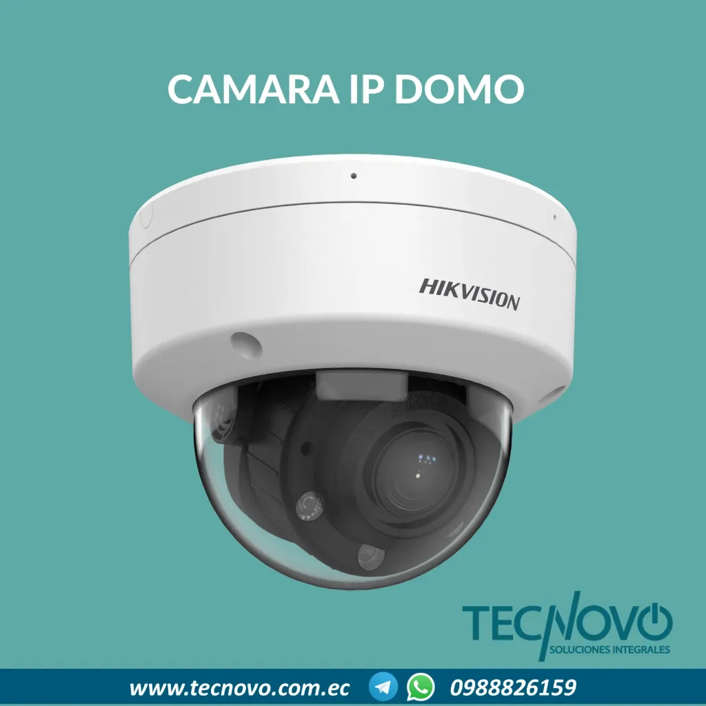 Cámara HIKVISION DS-2CD1743G2-LIZSU IP DOMO 4MP Exteriores con luz híbrida inteligente