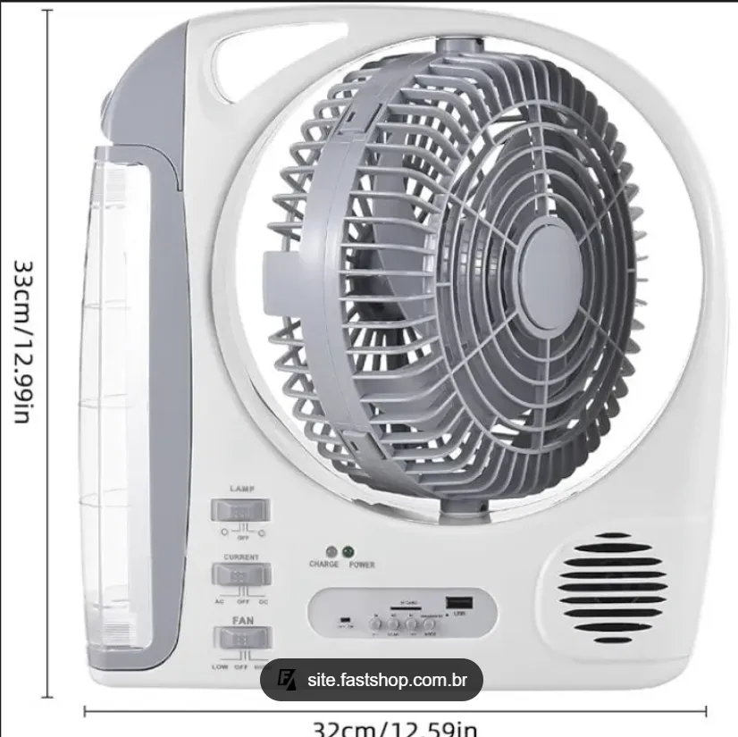 Ventilador portátil 6 en 1