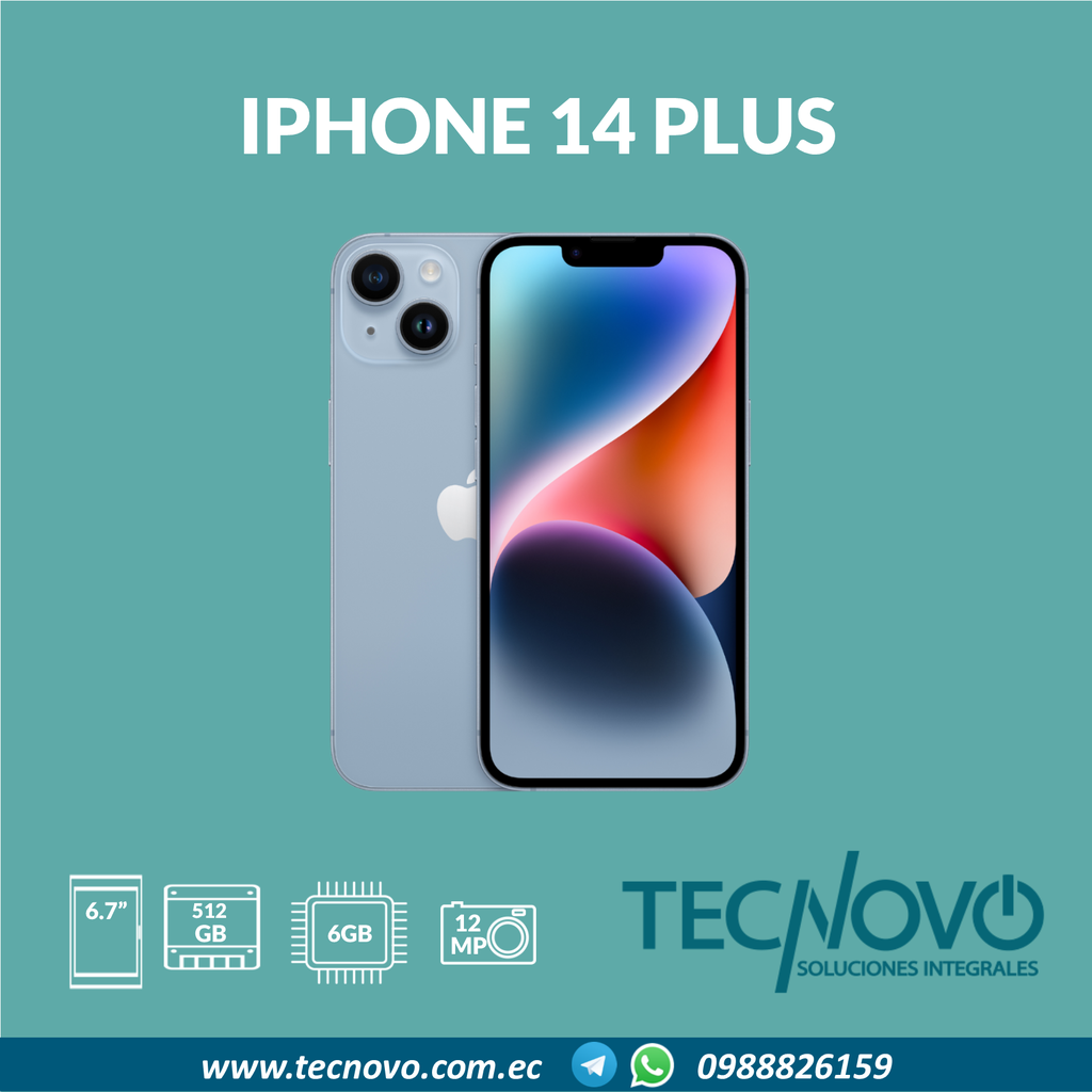 Celular Apple Iphone 14 Plus eSim (OPEN BOX)