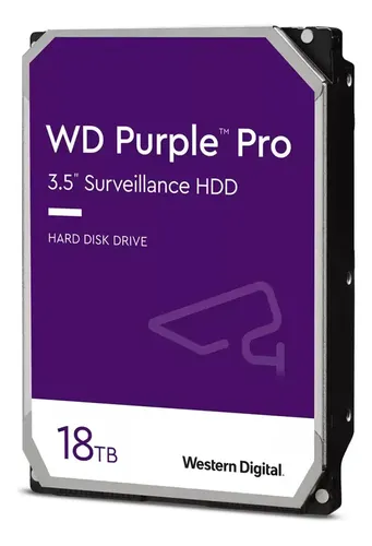 DISCO DURO Western Digital Purple Pro 18 TB  7200RPM SATA 3.5"