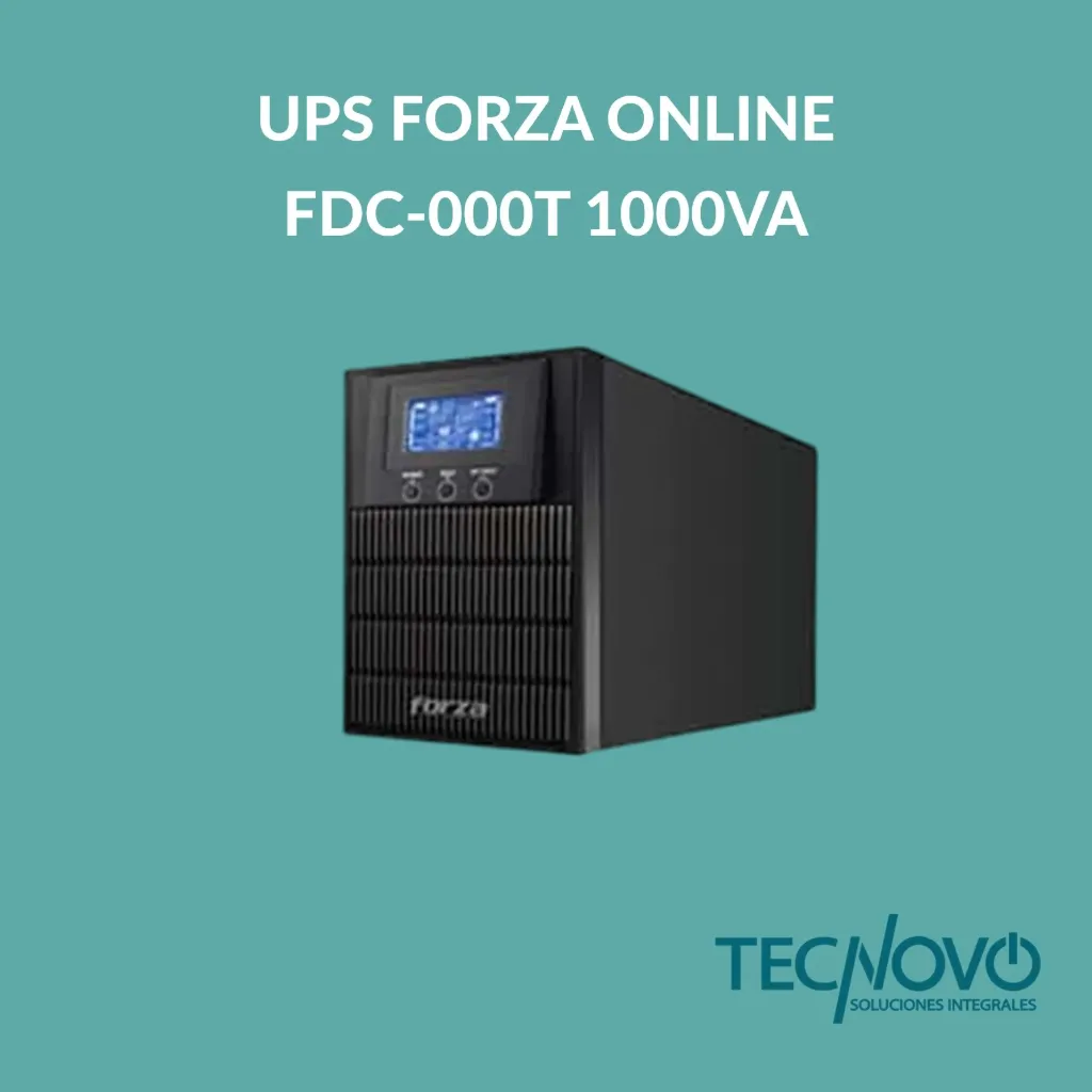 UPS FORZA ONLINE FDC-1000T 1000VA 900W 120V LCD