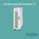 UPS 3S de Easy 30 kVA 208 V 3:3 UPS para baterías internas