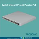 Switch Ubiquiti UniFi Pro 48 Puertos Gigabit POE + 4 SFP+ 10G