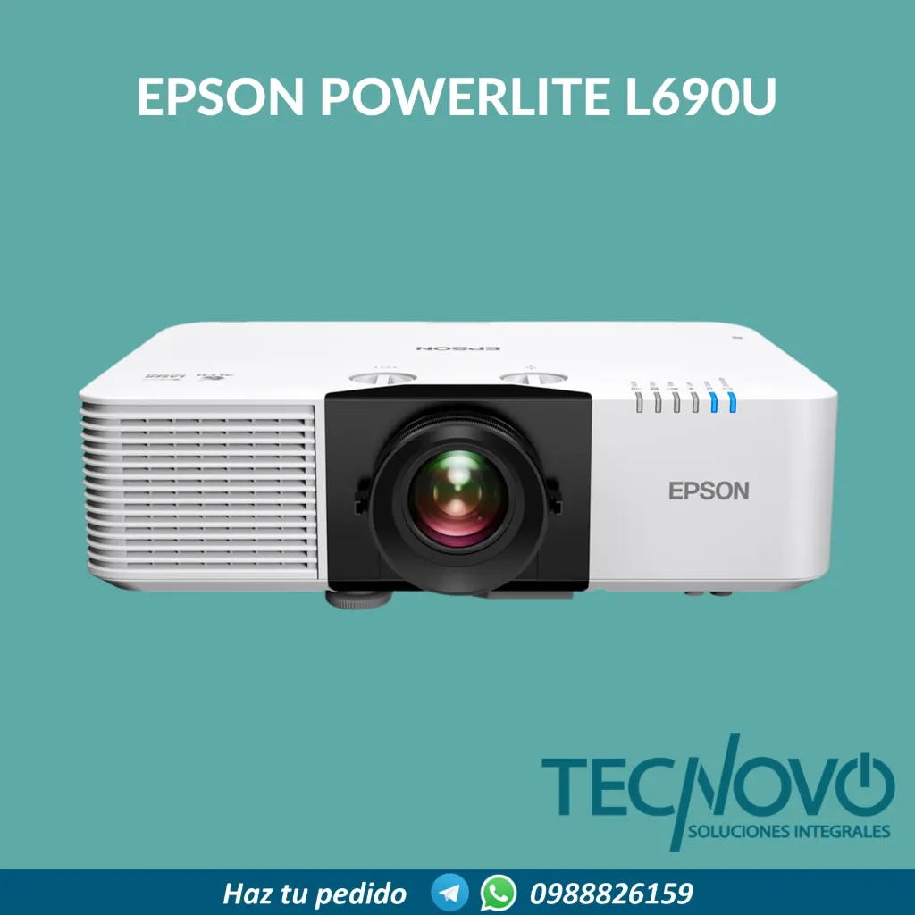 Proyector EPSON Laser PowerLite L690U 6500 Lúmenes WUXGA 3LCD