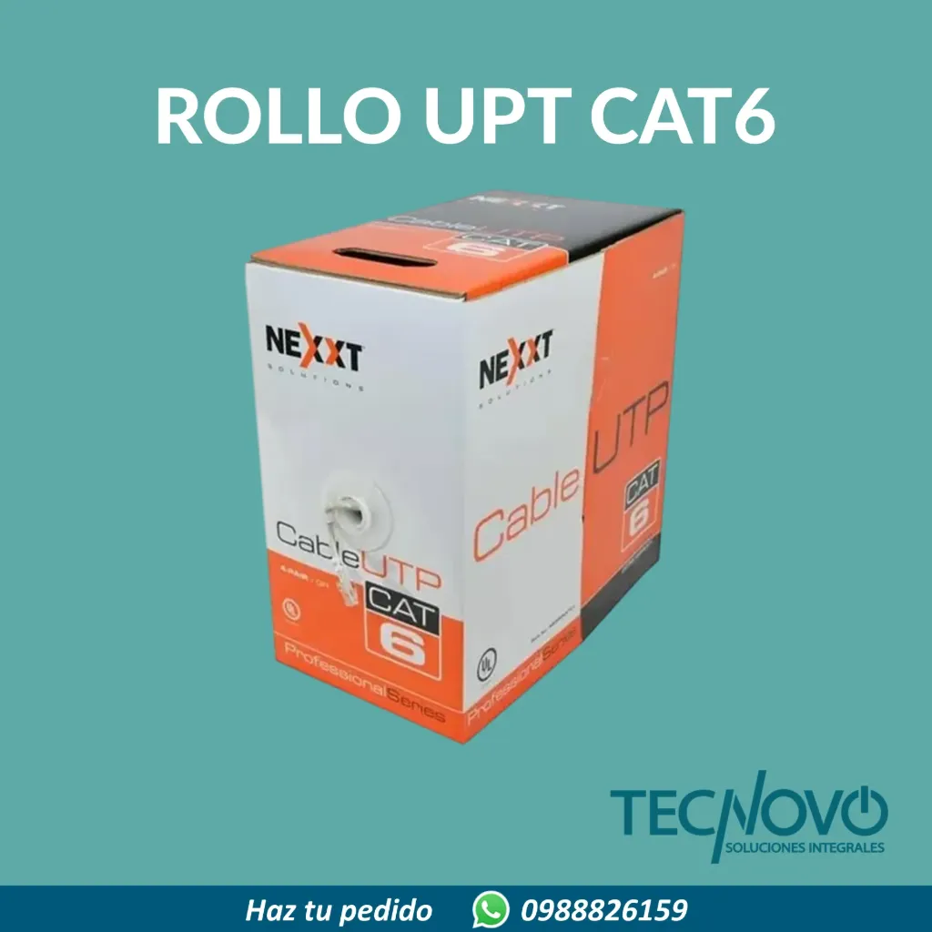 Rollo de cable UTP NEXXT CAT6 100 metros