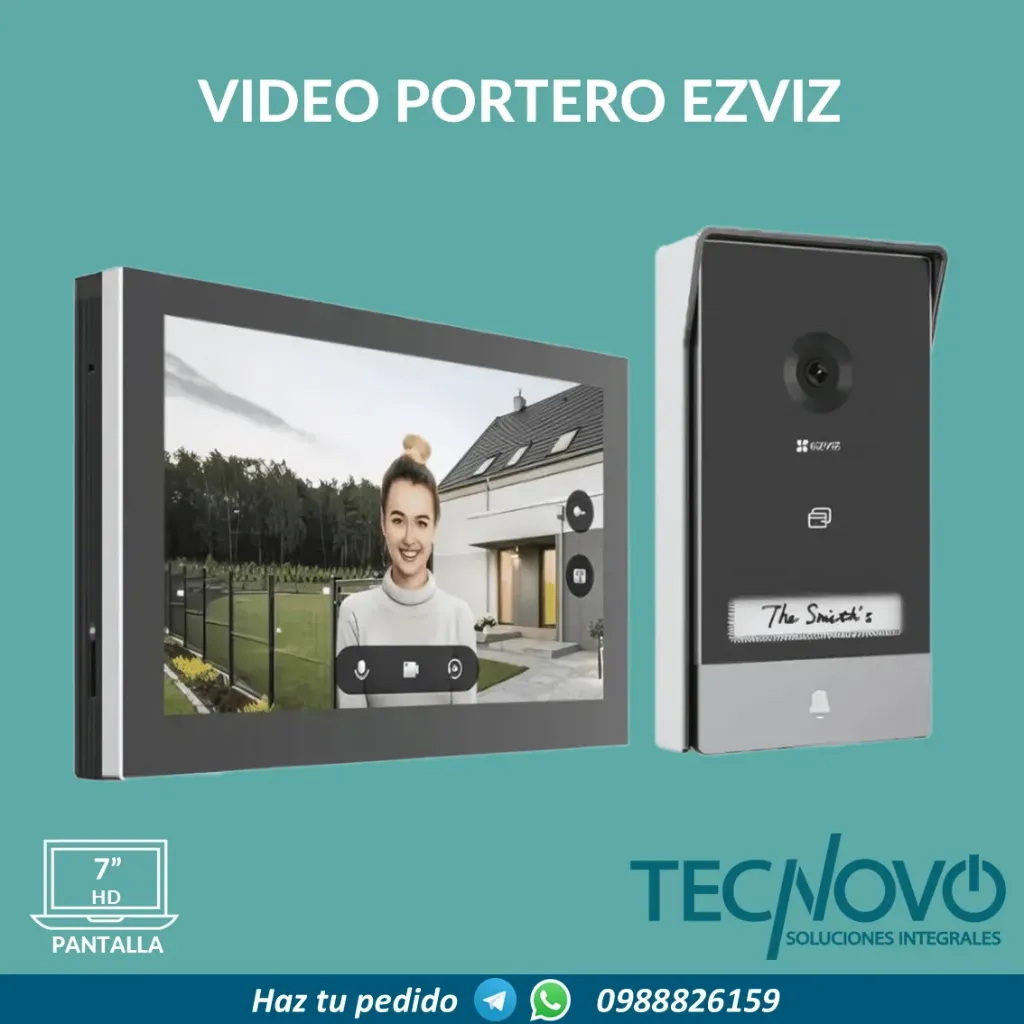 Video portero doméstico inteligente EZVIZ HP7 2K