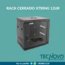 GABINETE RACK CERRADO XTRING XT-WMG6612 ABATIBLE DE PARED PUERTA VIDRIO 12UR