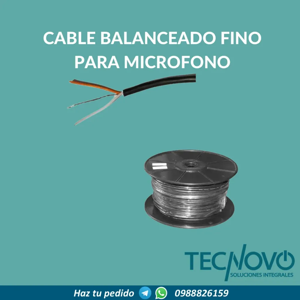 CABLE CLIMB BAB-1934 BALANCEADO FINO PARA MICROFONO