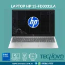 Laptop HP 15-fd0331la Intel Core 3 100U 8GB 512GB SSD 15.6" FHD