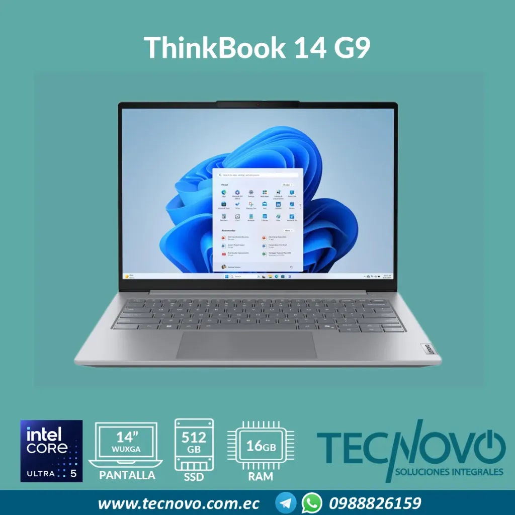 Laptop LENOVO Thinkbook 14 G9 IAL Ultra 5 225U 16GB 512GB 14" WUXGA